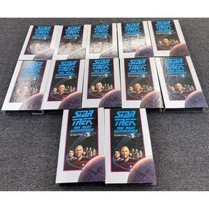 Star Trek: The Next Generation Collectors Editions VHS Taps Tapes (12)